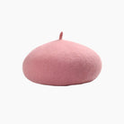 Pink French Beret Artist Wool Beanie