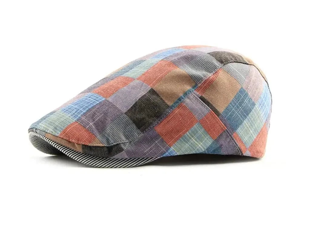 Men’s Classic Style Plaid Beret (6)